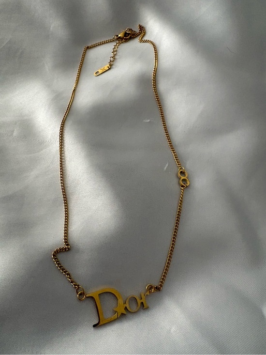 Jewelry - Gold Tone Star Logo Stainless Steel Fashion Necklace 16” + 2” Extender